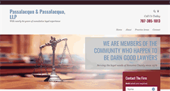 Desktop Screenshot of passalacqualaw.com