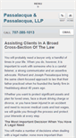 Mobile Screenshot of passalacqualaw.com