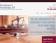 Tablet Screenshot of passalacqualaw.com